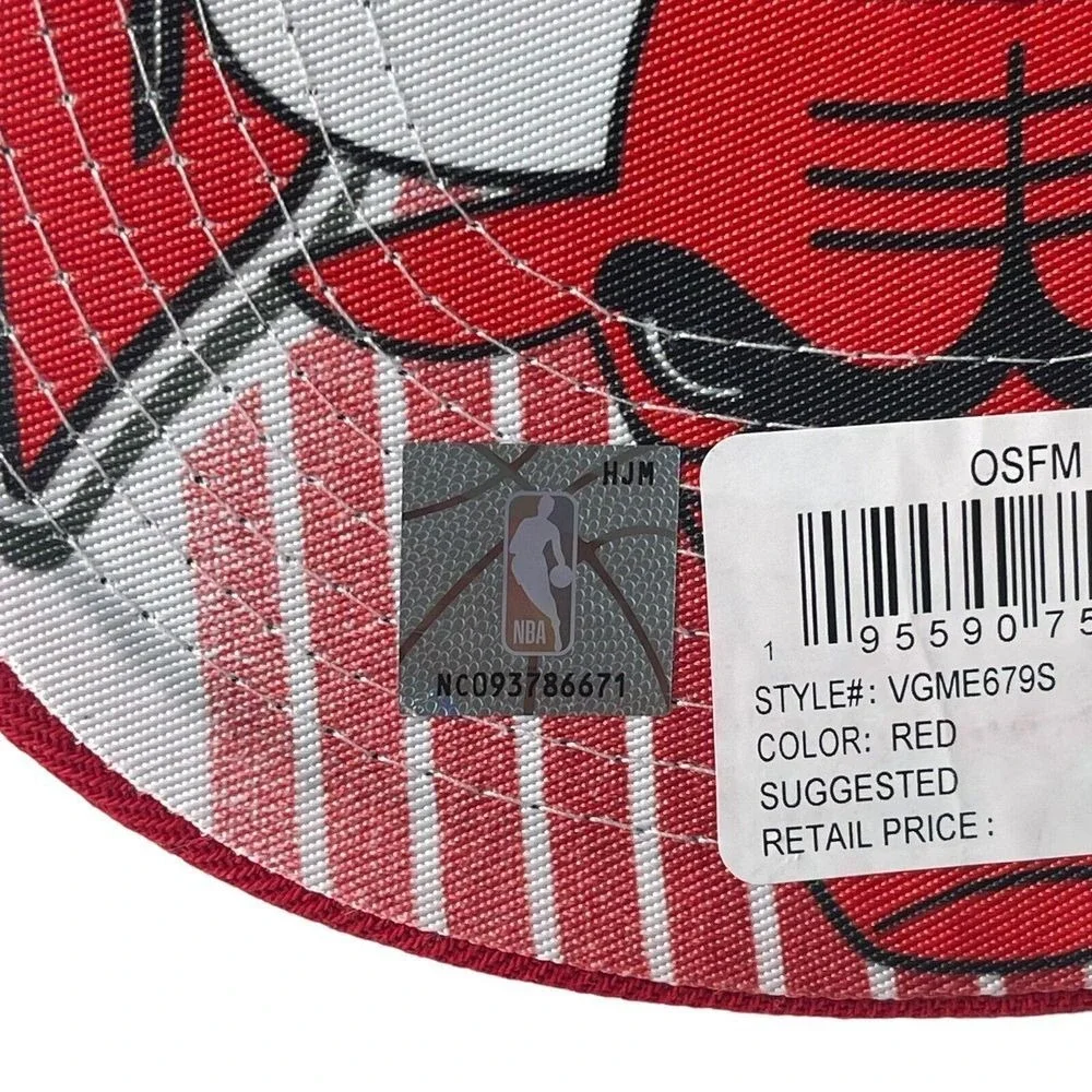 Chicago Bulls Ultra Game NBA Red Snapback Hat Cap Adult‎ OSFM